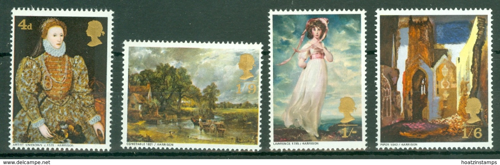 G.B.: 1968   British Paintings  MNH - Unused Stamps