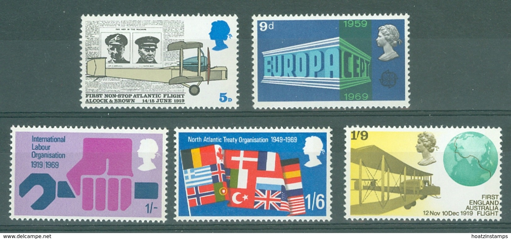 G.B.: 1969   Anniversaries  MNH - Unused Stamps