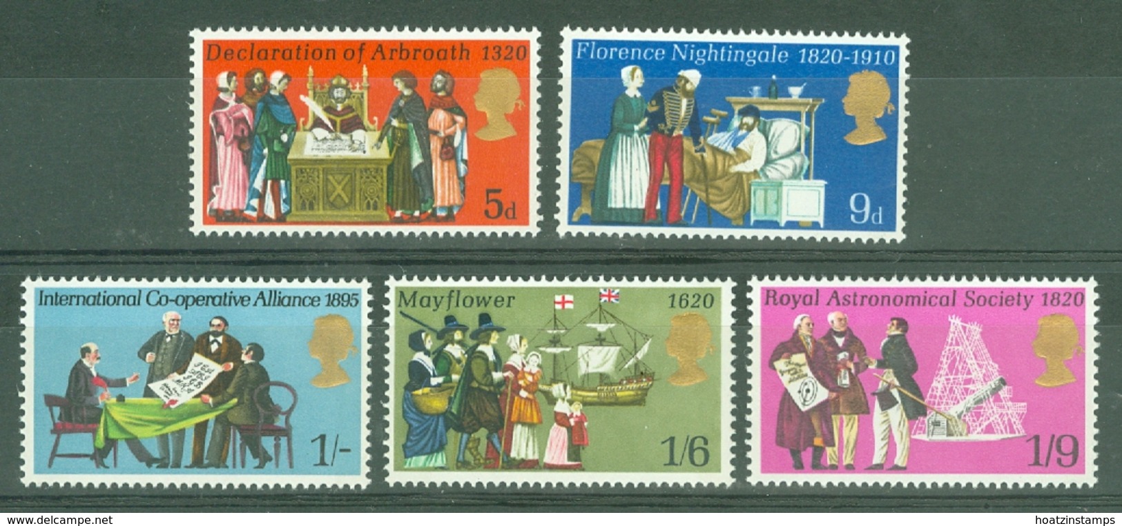 G.B.: 1970   Anniversaries  MNH - Unused Stamps