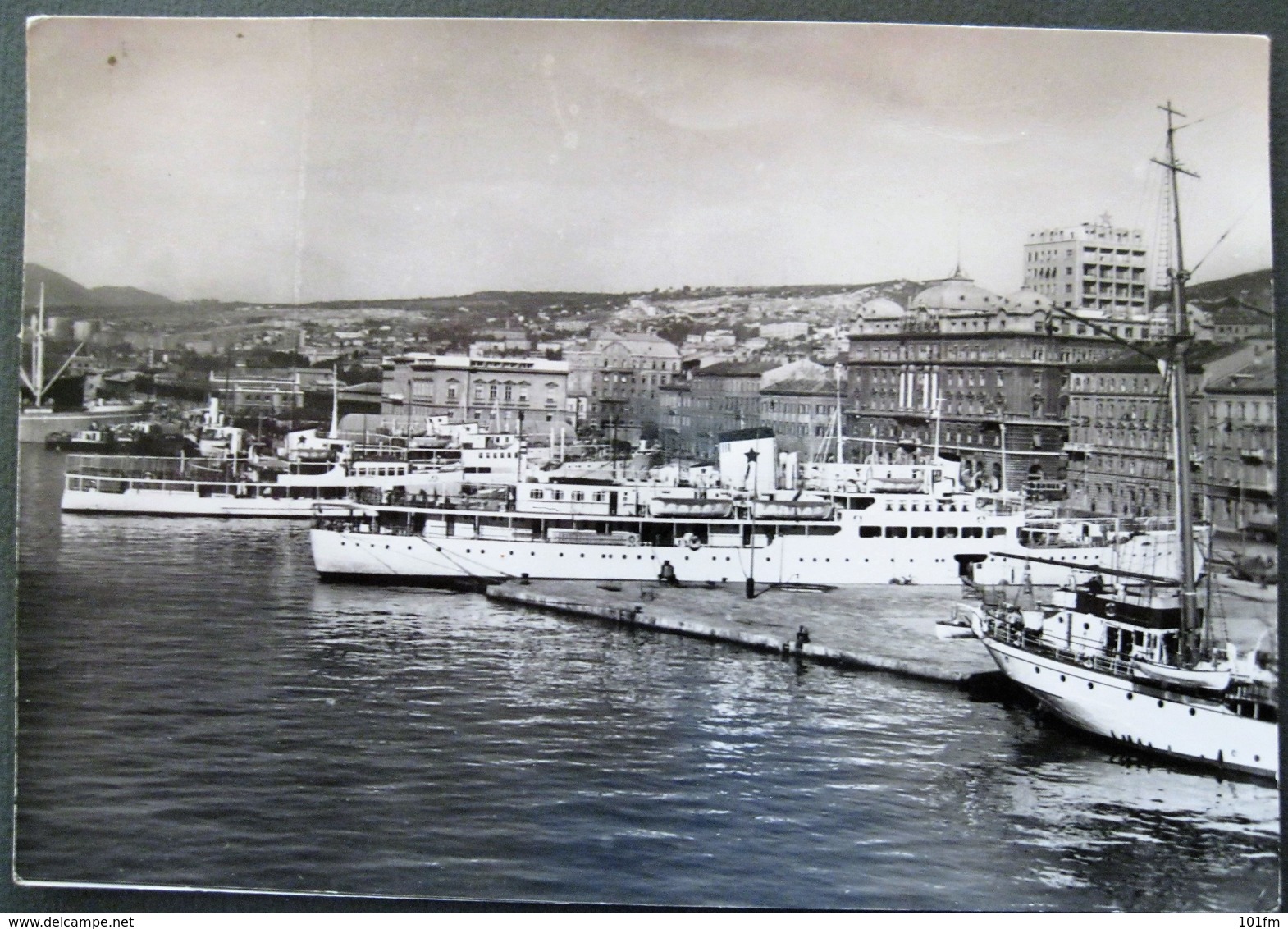 PORT OF RIJEKA - PASSENGER LINERS AT DOCK - Dampfer