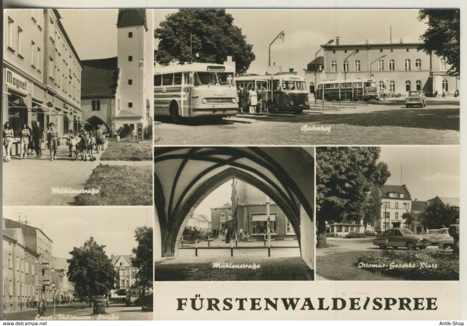 Fürstenwalde V. 1973  5 Ansichten  (3029) - Fuerstenwalde