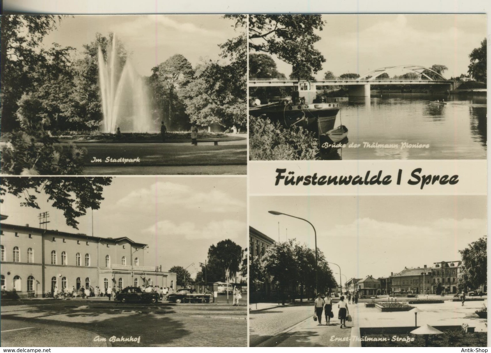 Fürstenwalde V. 1973  4 Ansichten  (3030) - Fuerstenwalde