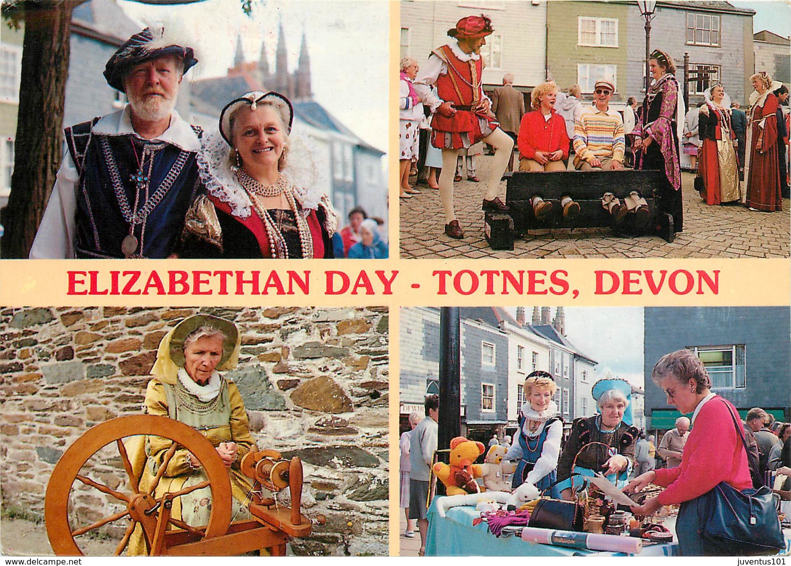 CPSM Elizabethan Day-Totnes                                                                          L2700 - Ilfracombe