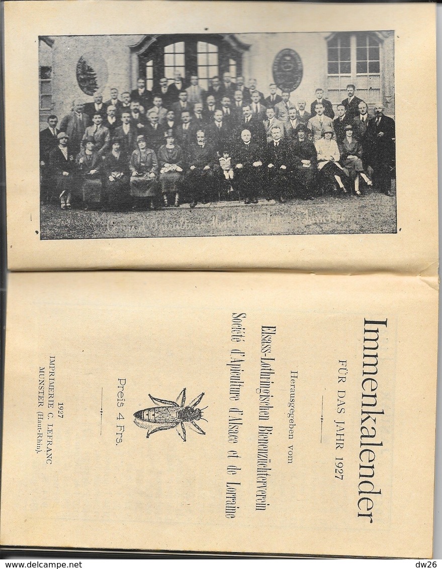 Immenkalender Für Das Jahr 1972, Elsass-Lothringischen Bienenzüchterverein, Société D'Apiculture D'Alsace Et De Lorraine - Calendriers