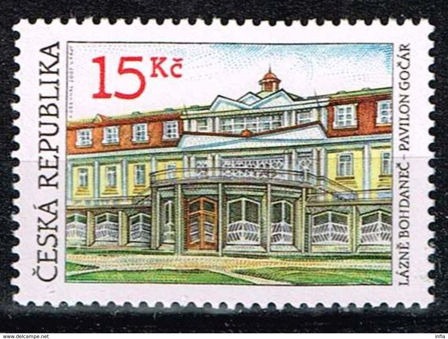 Tschechien 2007, Michel # 512 - 513  Architektur Marken Ohne Gummierung - Unused Stamps