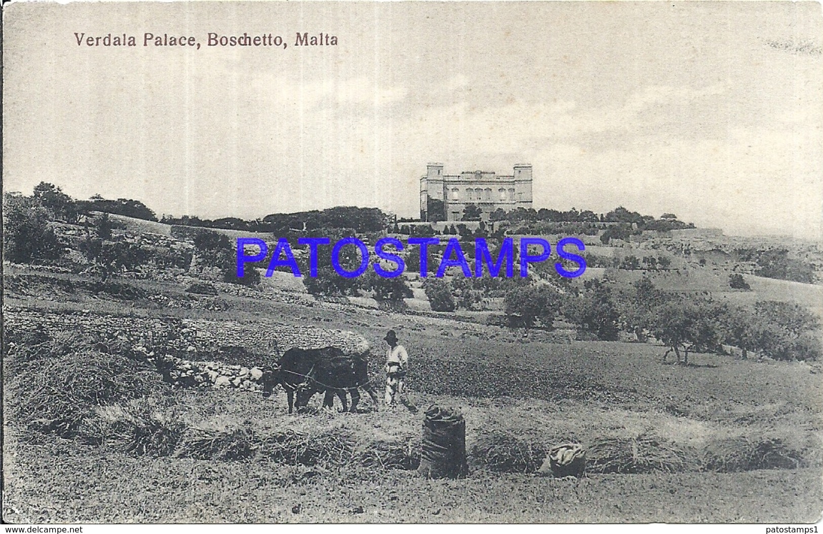 103205 MALTA BOSCHETTO VERDALA PALACE POSTAL POSTCARD - Malta