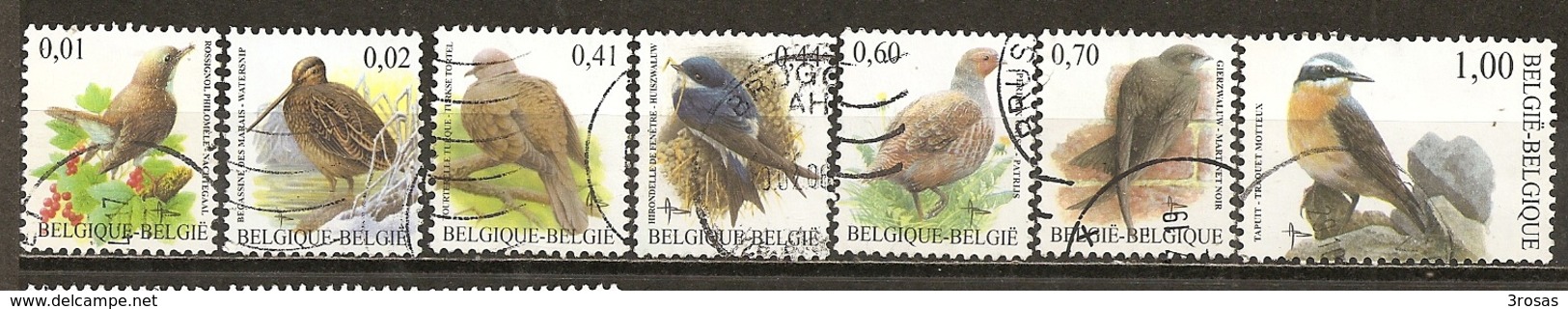 Belgique Belgium 200- Oiseaux Birds Obl - Usati