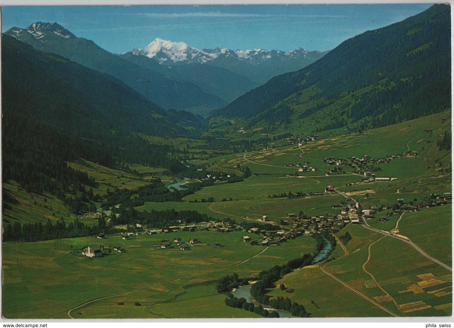 Reckingen Und Gluringen Im Goms Mit Bettlihorn Und Weisshorn - Gluringen