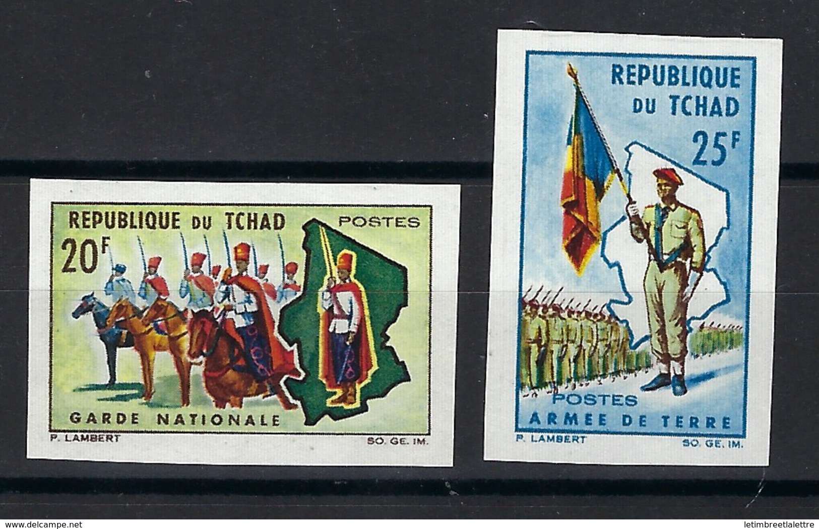 République Du Tchad, Non Dentelé, N° 102 Et 103 ** TB - Tsjaad (1960-...)