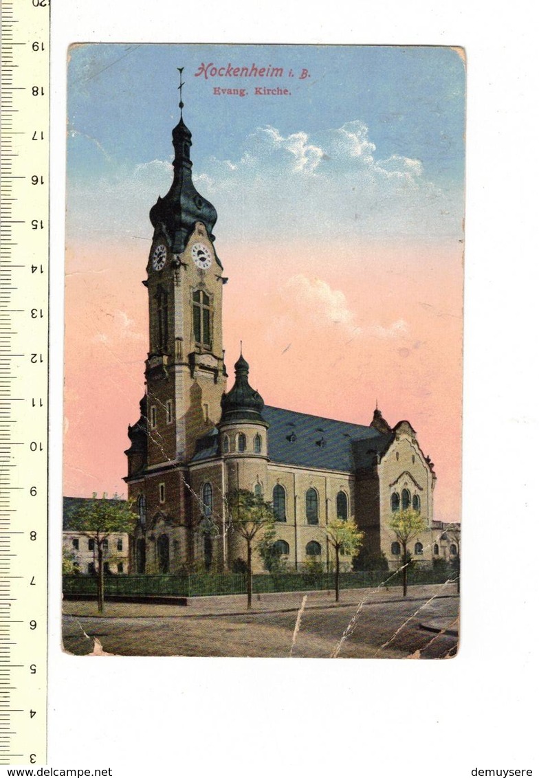 48844 - HOCKENHEIM EVANG KIRCHE - Hockenheim