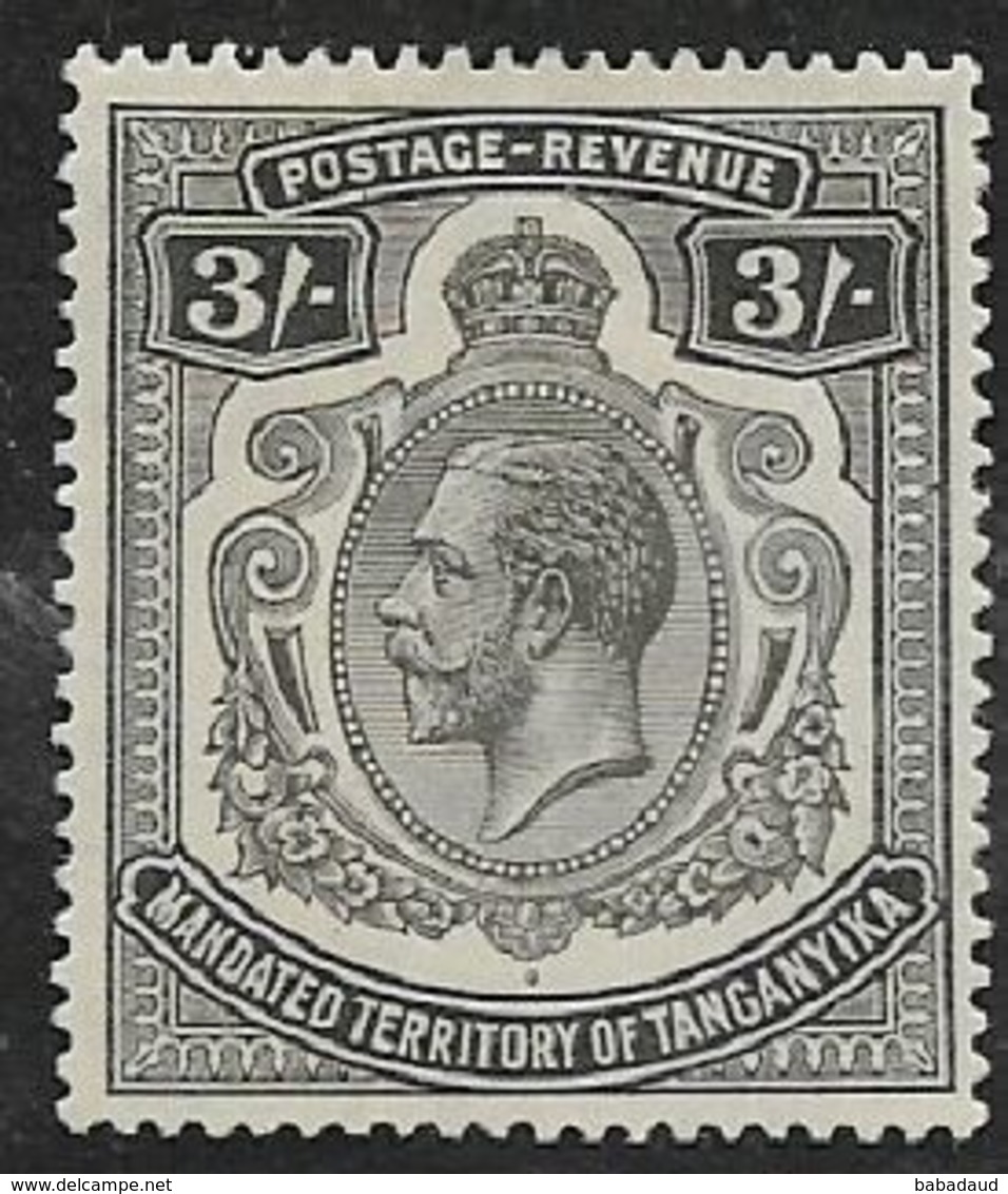 Tanganyika, GVR, 1927, 3/=MH * - Tanganyika (...-1932)