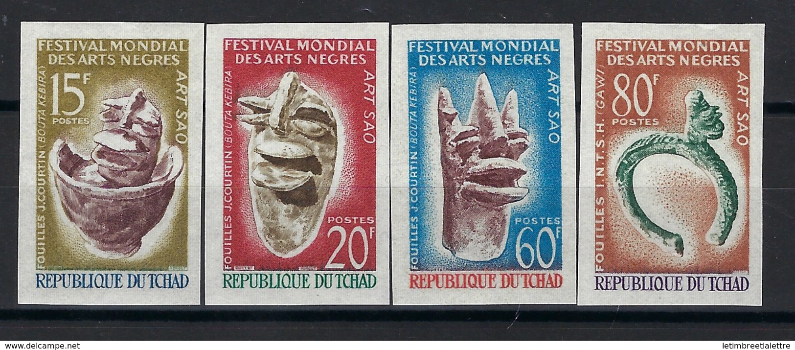 République Du Tchad, Non Dentelé, N° 119 à 122 ** TB - Tsjaad (1960-...)