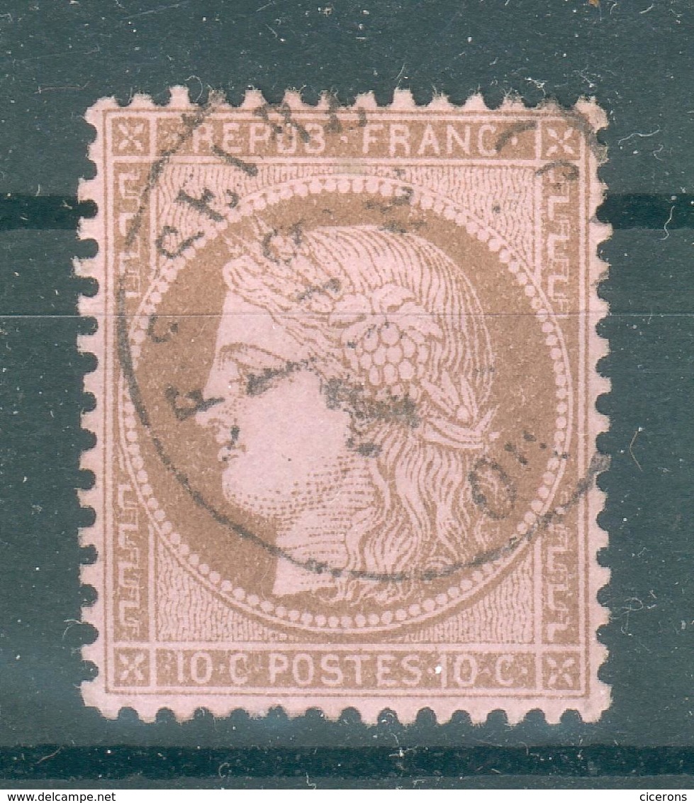 FRANCE ; Cérès ; 1871-75 ; Y&T N° 58 ; Oblitéré - 1871-1875 Cérès