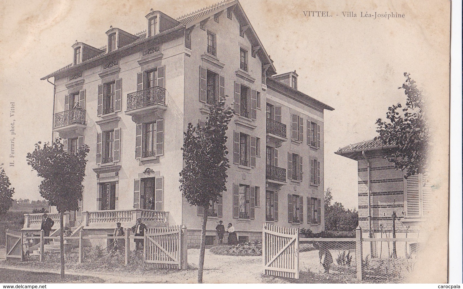 Carte 1900 VITTEL / VILLA LEA JOSEPHINE - Contrexeville
