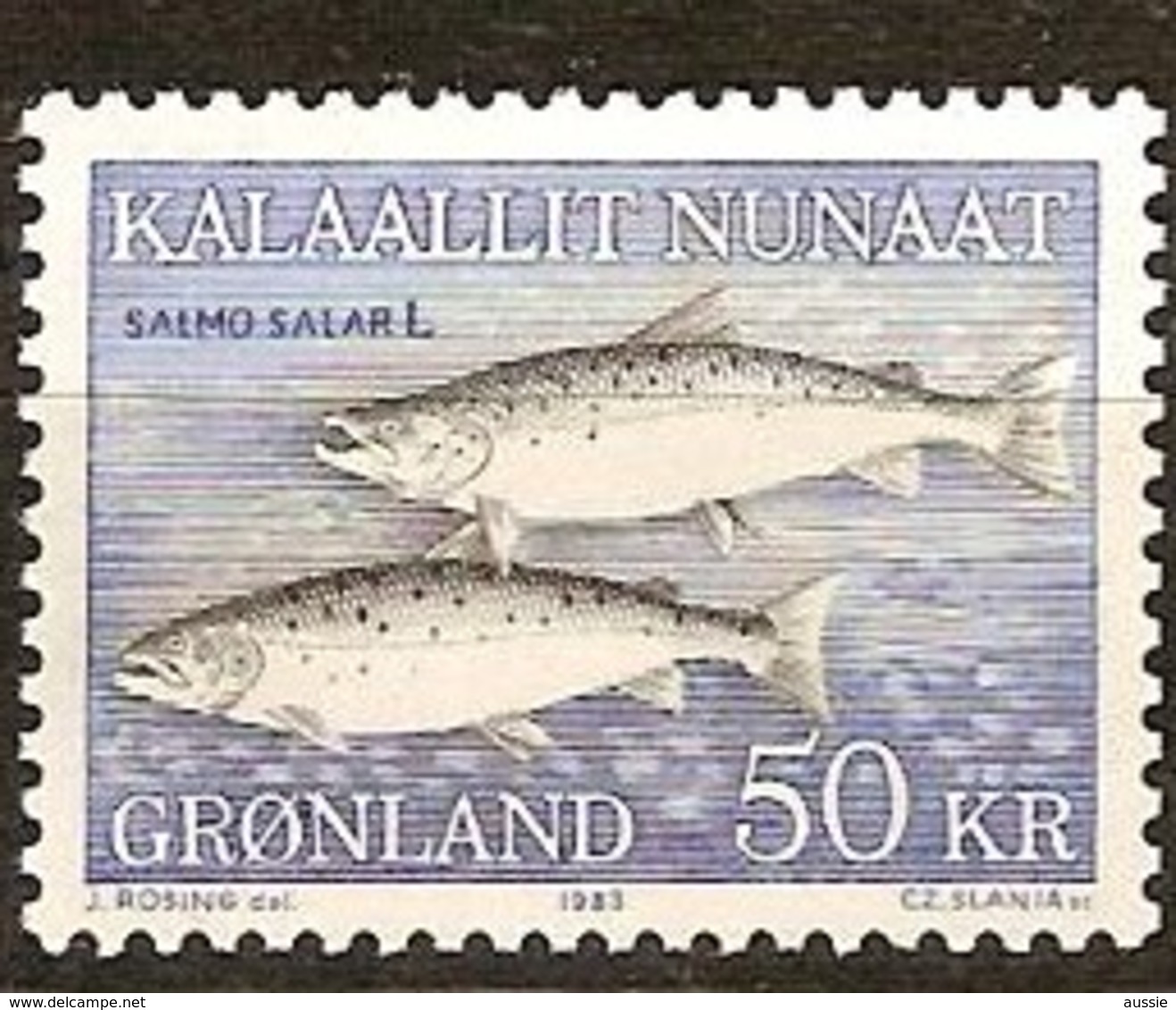 Groenland Greenland 1983 Yvertn° 128 *** MNH Cote 22,50 Euro Faune Poissons Vissen Fish - Neufs