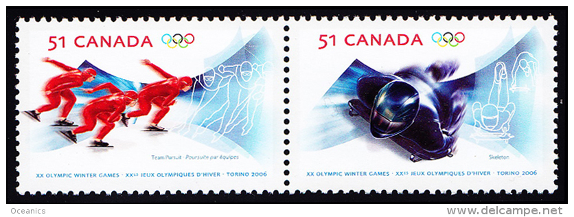 Canada (Scott No.2144a - XX Olympique D'Hiver / XX Winter Olimpic) [**] - Unused Stamps