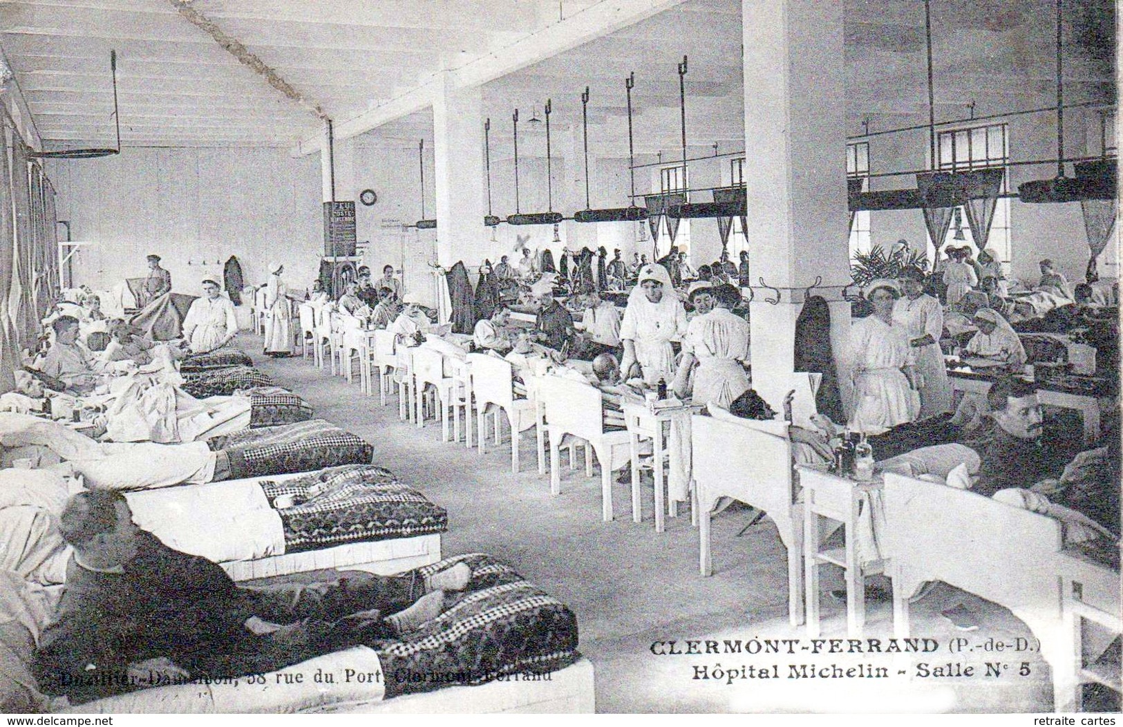 Clermont-Ferrand - Hôpital MICHELIN - La Salle N° 5 - Très Beau Plan Animé - Clermont Ferrand