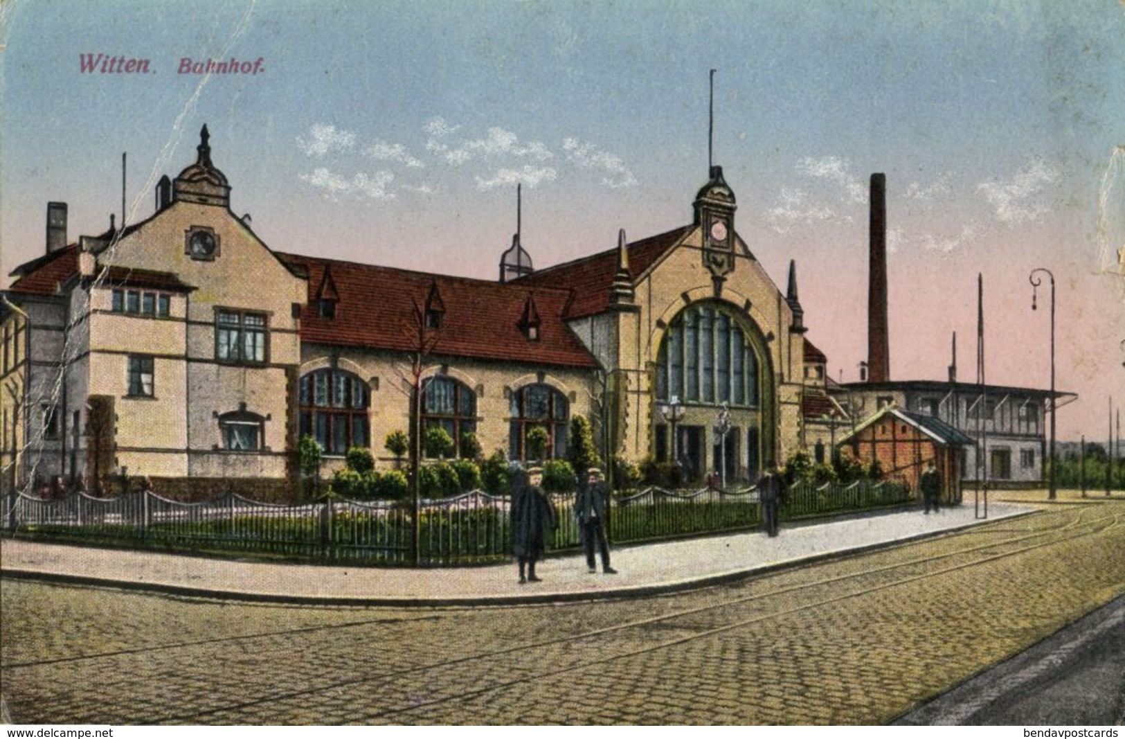 WITTEN, Bahnhof (1925) AK - Witten