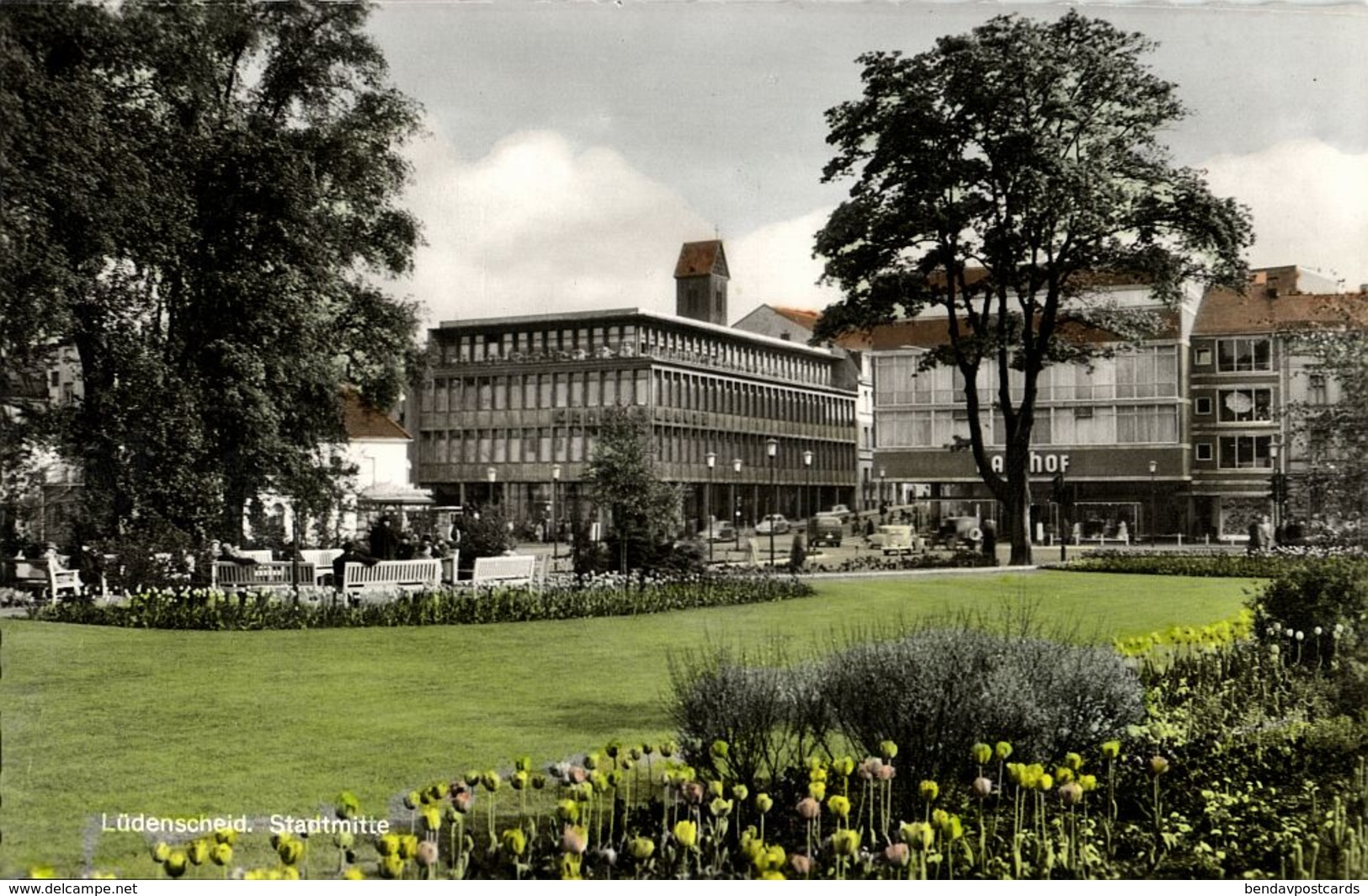 LÜDENSCHEID, Stadtmitte, Kaufhof (1960) AK - Luedenscheid