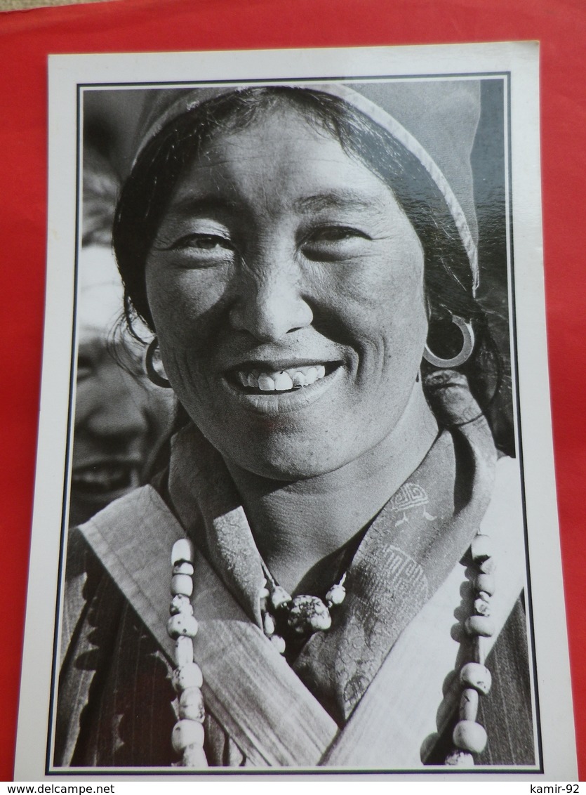 Népal Visage Femme De Loba Mustang - Népal