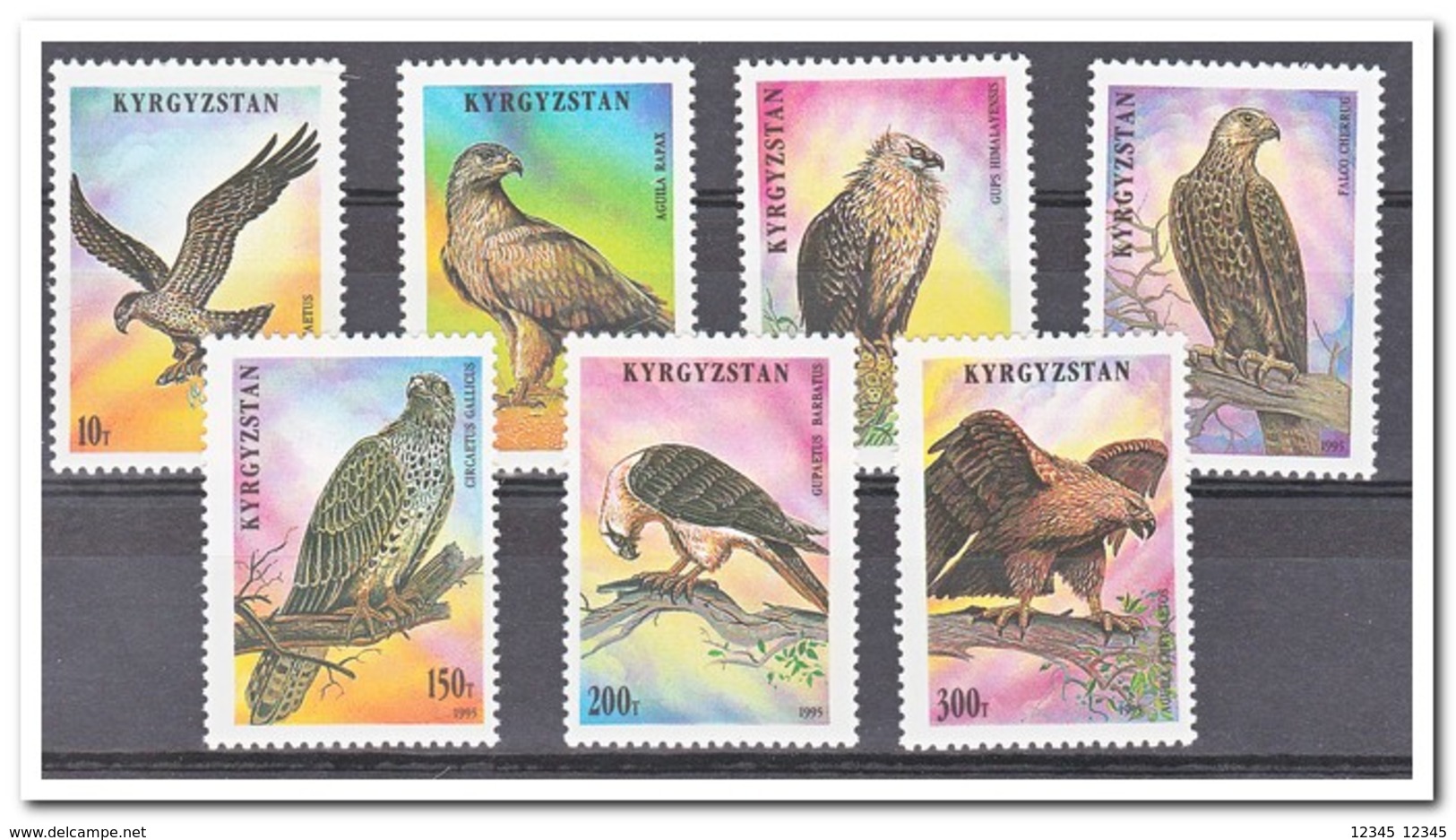 Kirgizië 1995, Postfris MNH, Birds - Kyrgyzstan