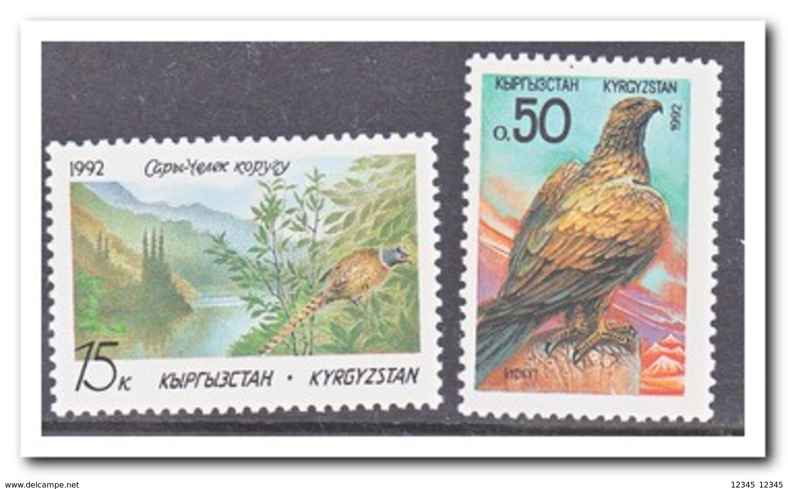 Kirgizië 1992, Postfris MNH, Birds - Kirgizië