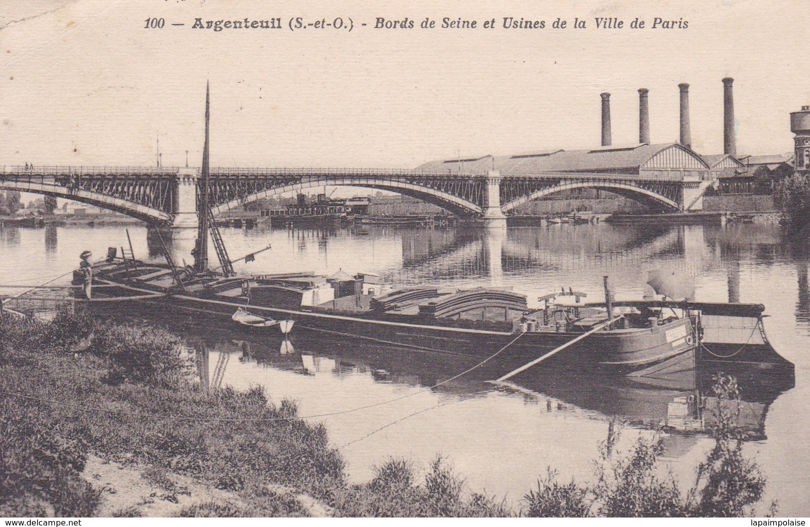 [95] Val D'Oise > Argenteuil Bords De Seine Et Usines De La Ville De Paris - Argenteuil