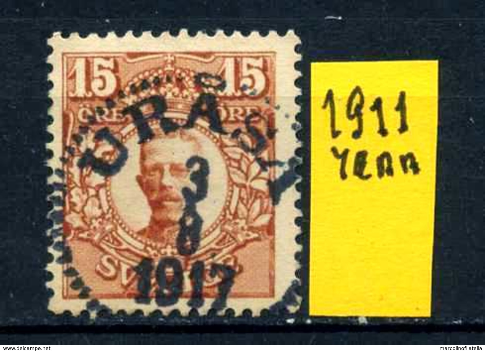 SVEZIA - SVERIGE - Year 1911 - Usato - Used - Utilisè --gebraucht. - Usati