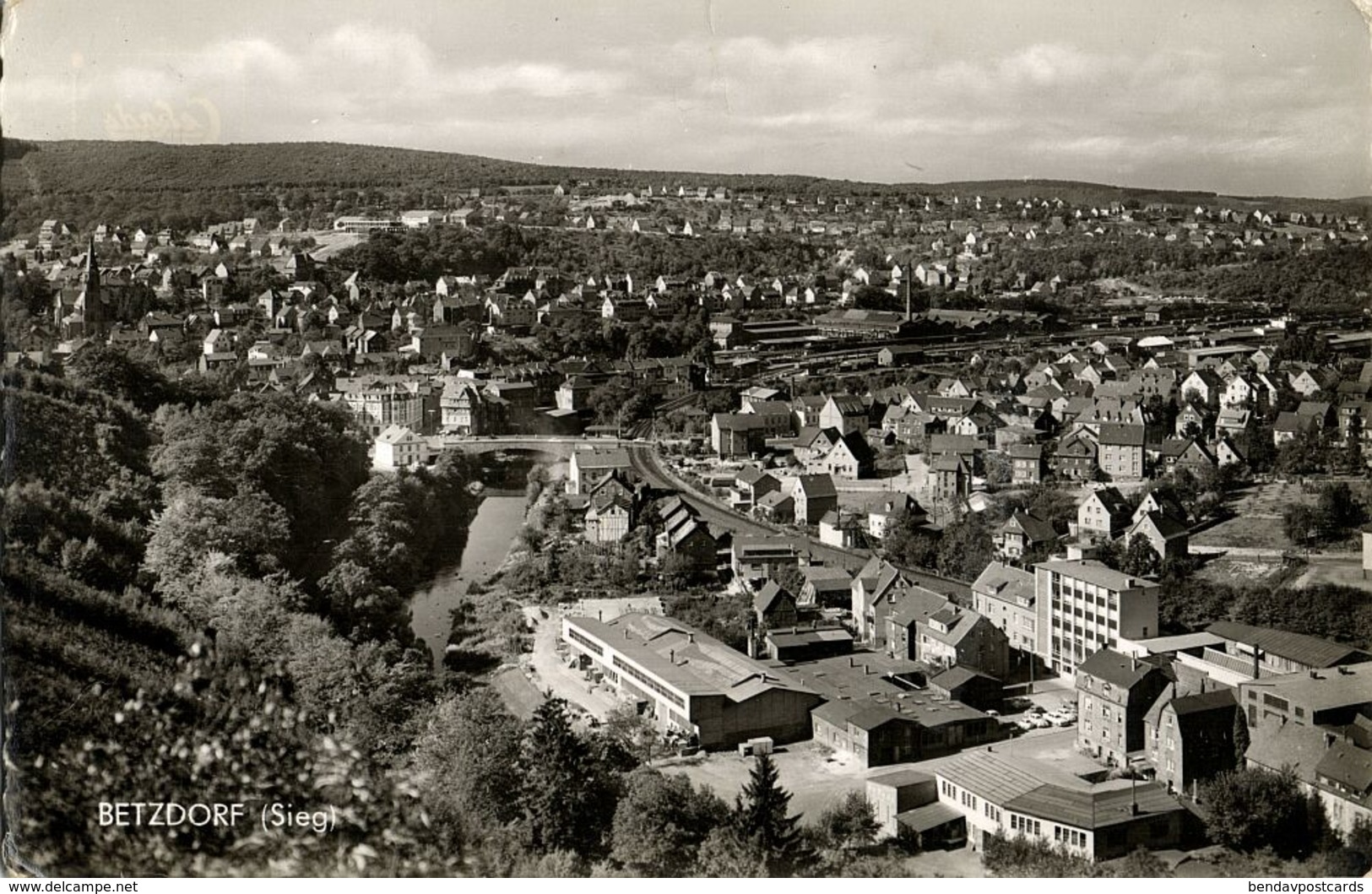 BETZDORF, Sieg, Panorama (1962) AK - Betzdorf