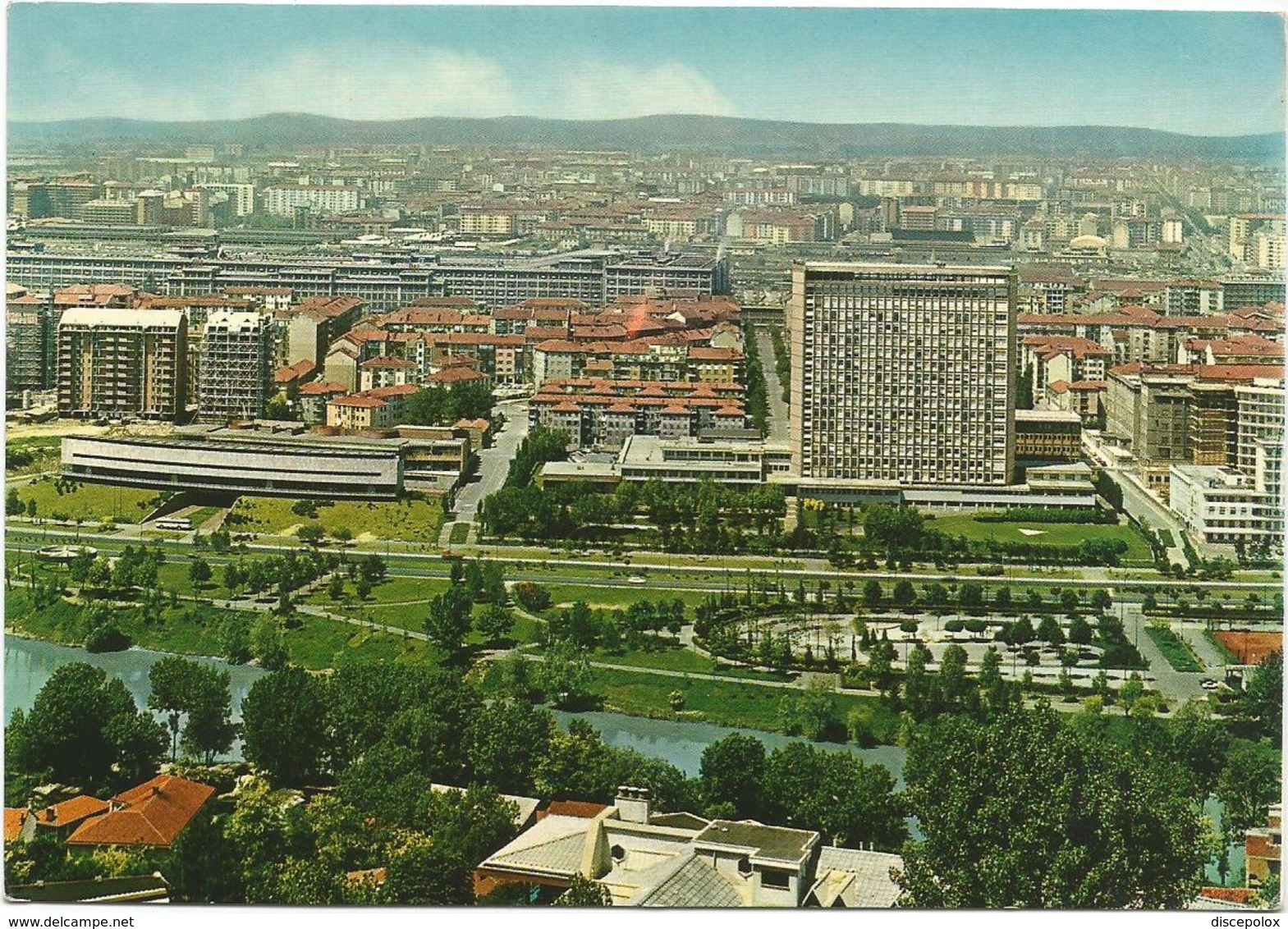 V2799 Torino - Centro Traumatologico Inail E Museo Dell'Automobile - Panorama / Non Viaggiata - Transport