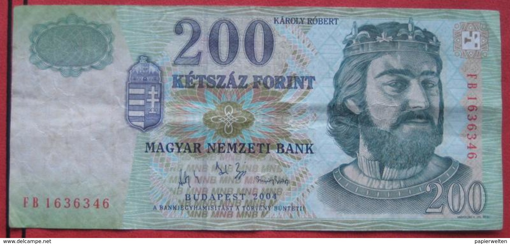 200 / Ketszaz Forint 2004 (WPM 187d) - Ungheria