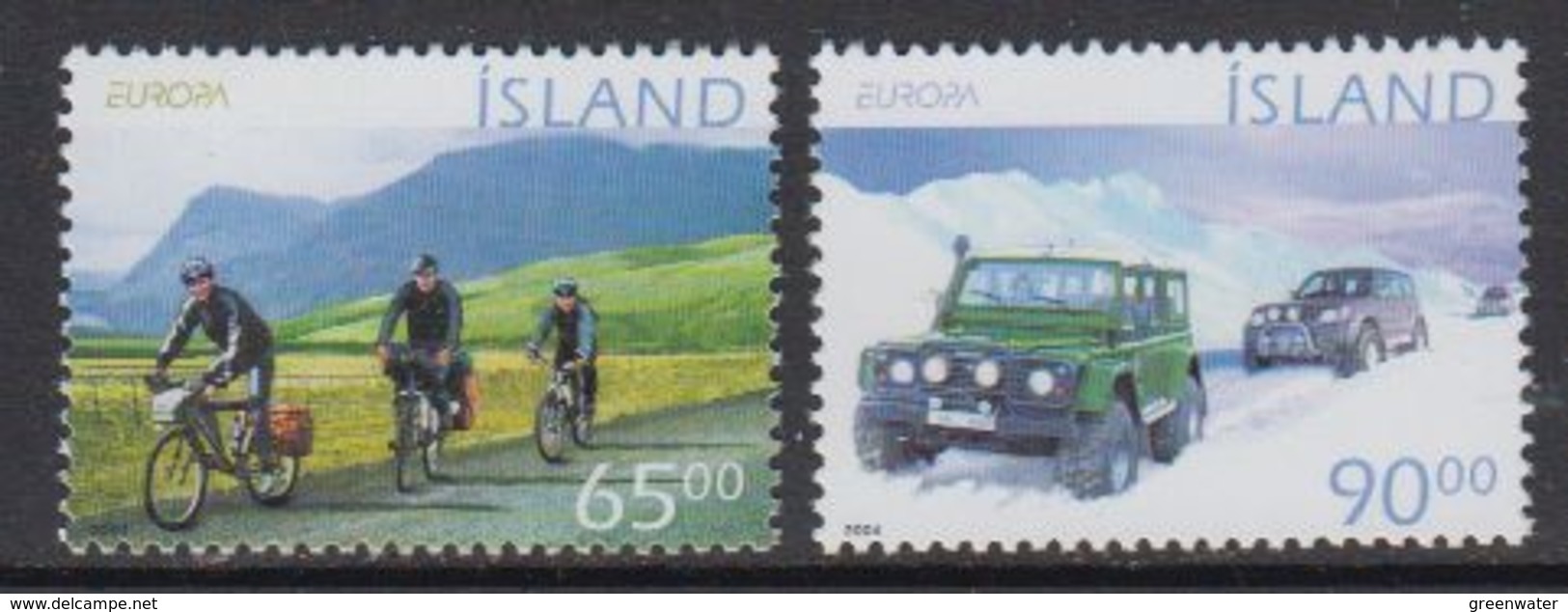 Europa Cept 2004 Iceland  2v ** Mnh (41293) - 2004