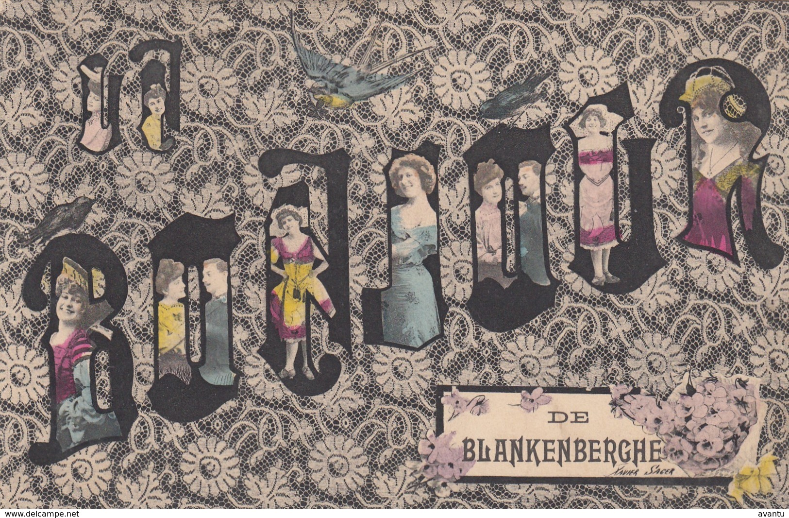 BLANKENBERGE / UN BONJOUR DE BLANKENBERGHE  1907 - Blankenberge