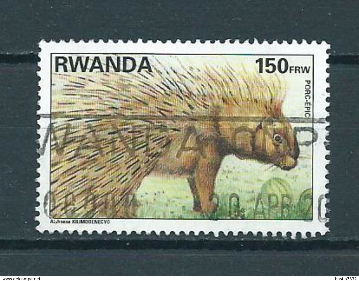 1995 Rwanda Animals,dieren,tiere Used/gebruikt/oblitere - Gebruikt