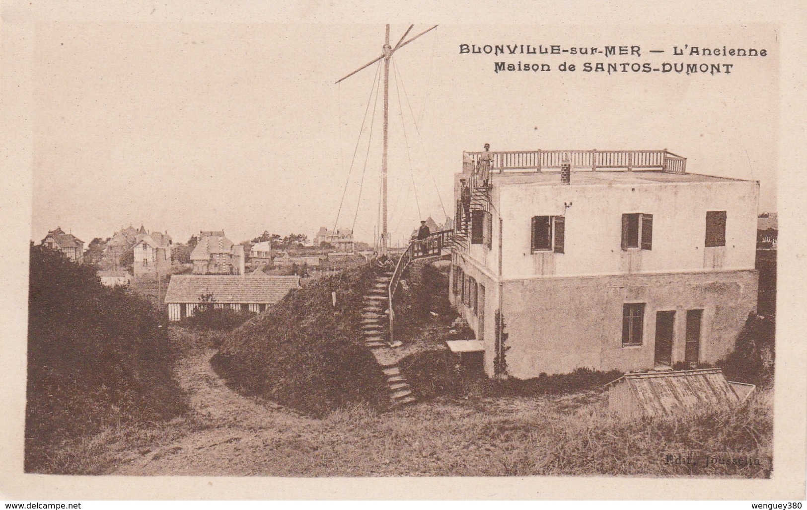 14 BLONVILLE-sur-MER   -L'ancienne Maison De SANTOS-DUMONT - Autres & Non Classés