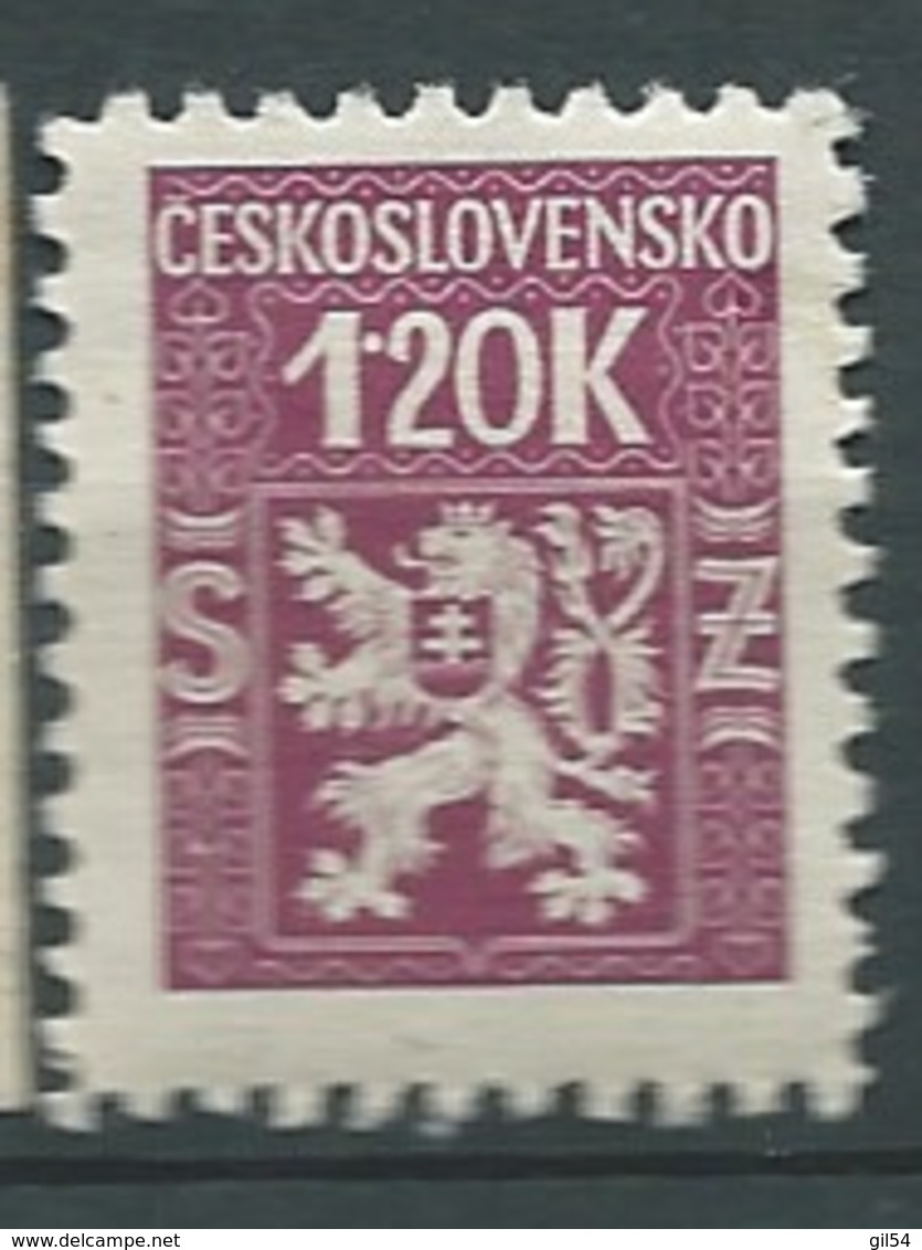 Tchécoslovaquie  - Service    - Yvert N° 11 *   --  Bce 15337 - Timbres De Service