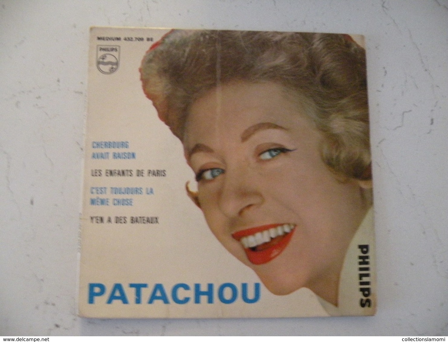 Pochette Vinyle Vide Patachou Des Années 50 ( Sans Vinyle ) - Autres & Non Classés