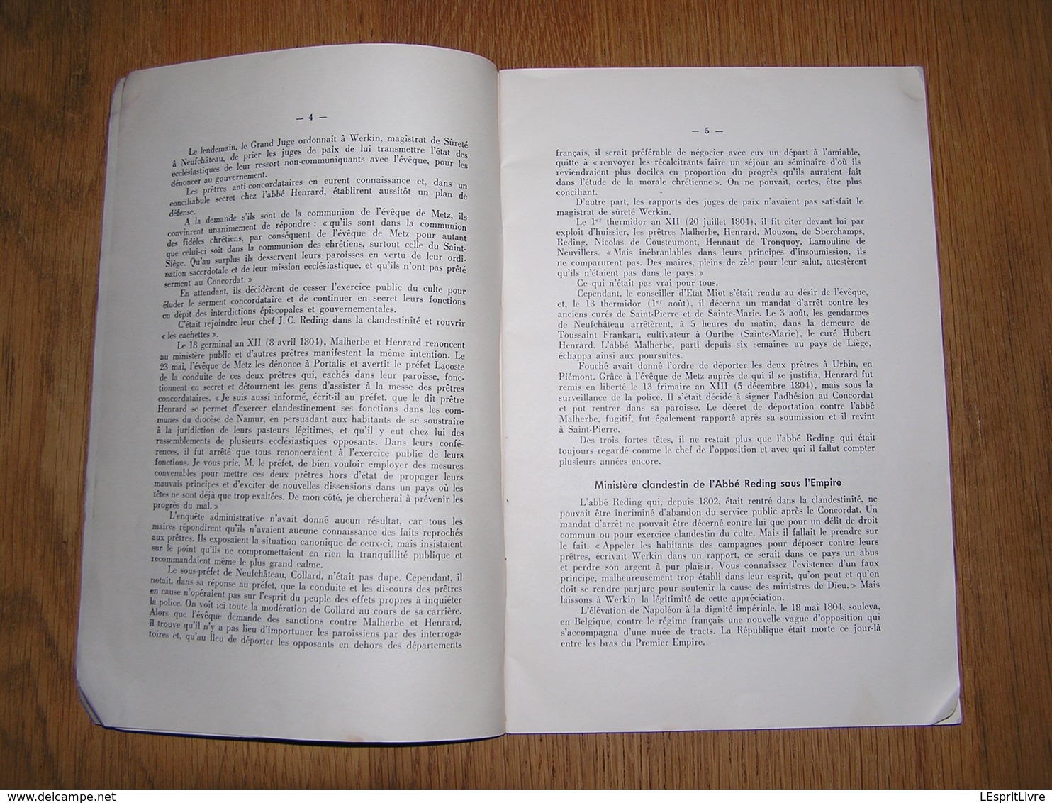 ARDENNE ET FAMENNE N° 1 / 1959 Revue Régionalisme Archéologie Clergé Sous L'Occupation Française Assenois Neufchâteau - Belgique