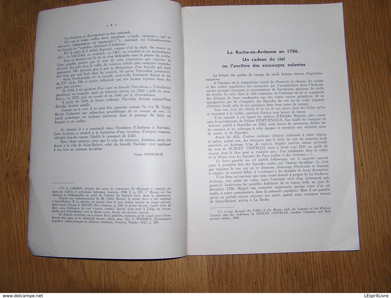 ARDENNE ET FAMENNE N° 1 / 1960 Régionalisme Archéologie Saint Hubert La Roche En Ardenne Meule Salm Petite Bomal Semois - Belgique