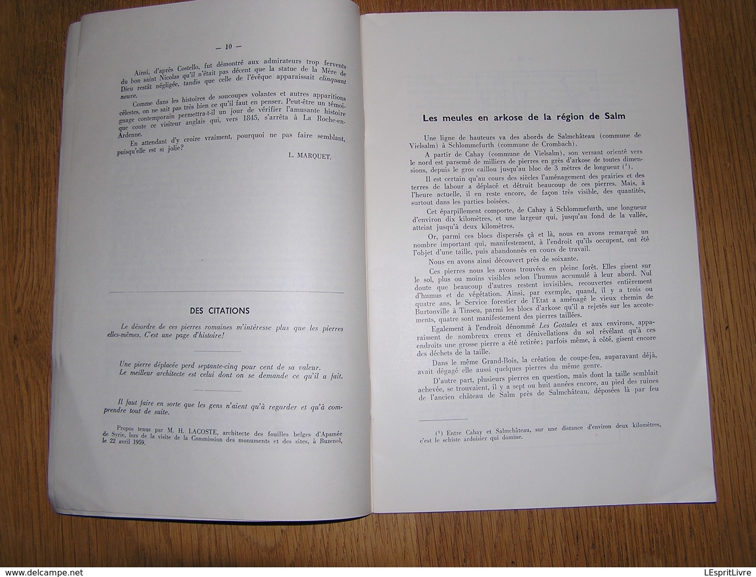 ARDENNE ET FAMENNE N° 1 / 1960 Régionalisme Archéologie Saint Hubert La Roche En Ardenne Meule Salm Petite Bomal Semois - Belgique