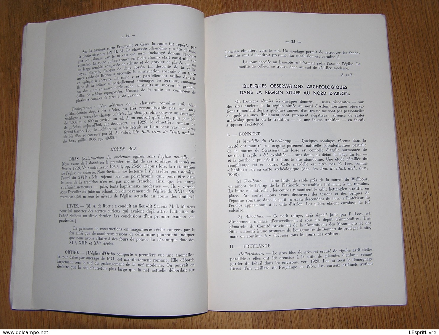 ARDENNE ET FAMENNE N° 1 / 1960 Régionalisme Archéologie Saint Hubert La Roche en Ardenne Meule Salm Petite Bomal Semois