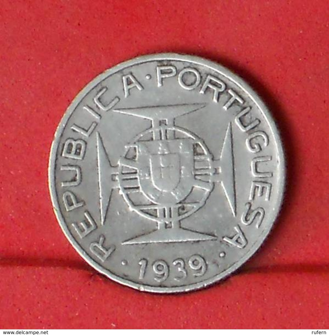 SAINT THOMAS Y PRINCIPE 2,5 ESCUDOS 1939 - 3,5 GRS - 0,650 SILVER   KM# 5 - (Nº26413) - Sao Tome En Principe