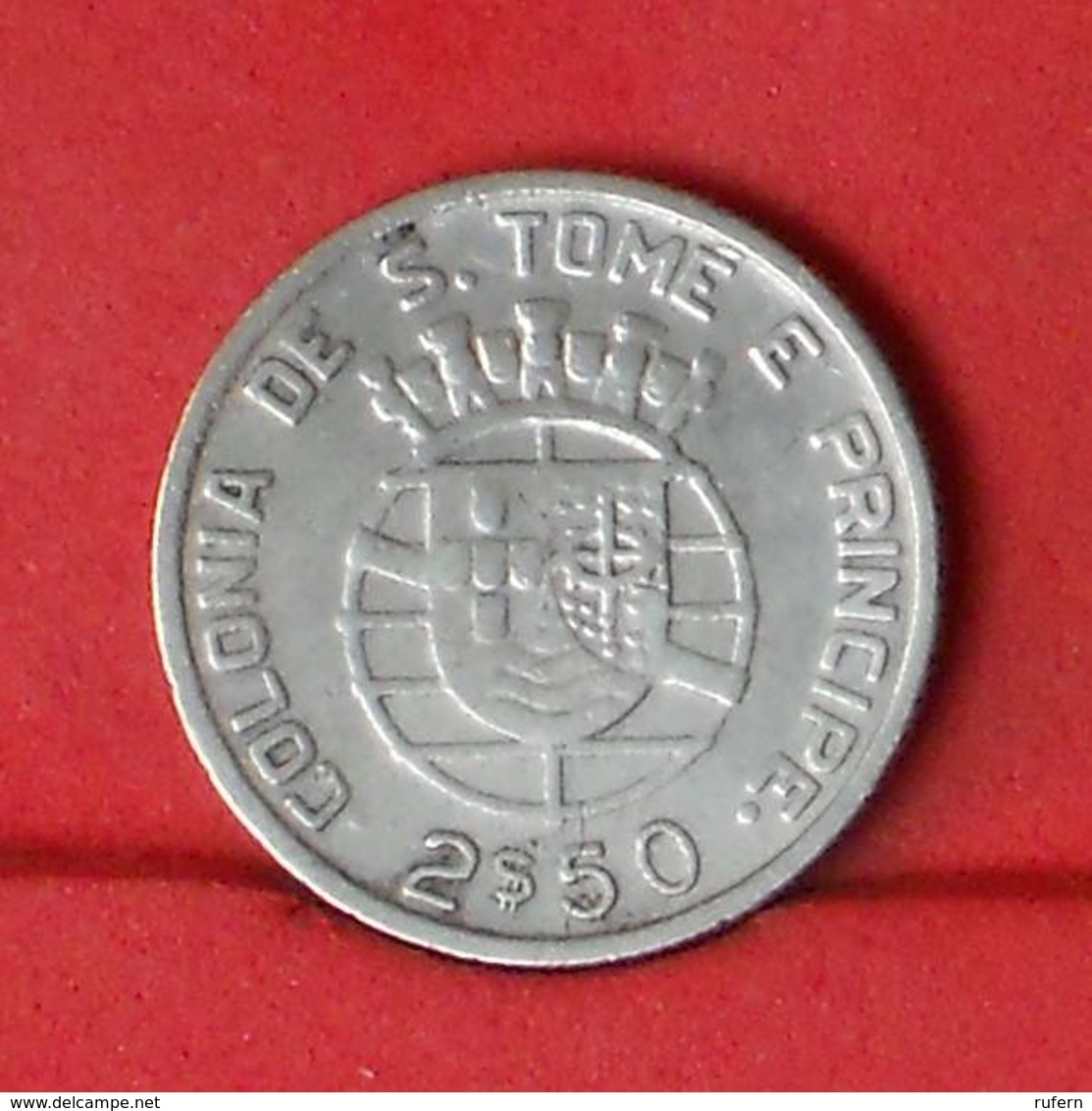 SAINT THOMAS Y PRINCIPE 2,5 ESCUDOS 1939 - 3,5 GRS - 0,650 SILVER   KM# 5 - (Nº26413) - Sao Tome Et Principe