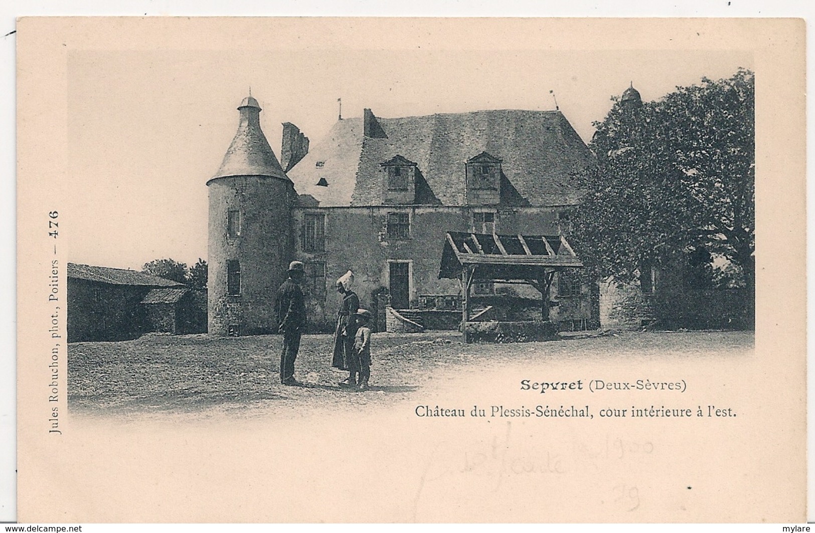 Cpsm 79 Chateau Du Plessis Sénéchal La Cour - Other & Unclassified