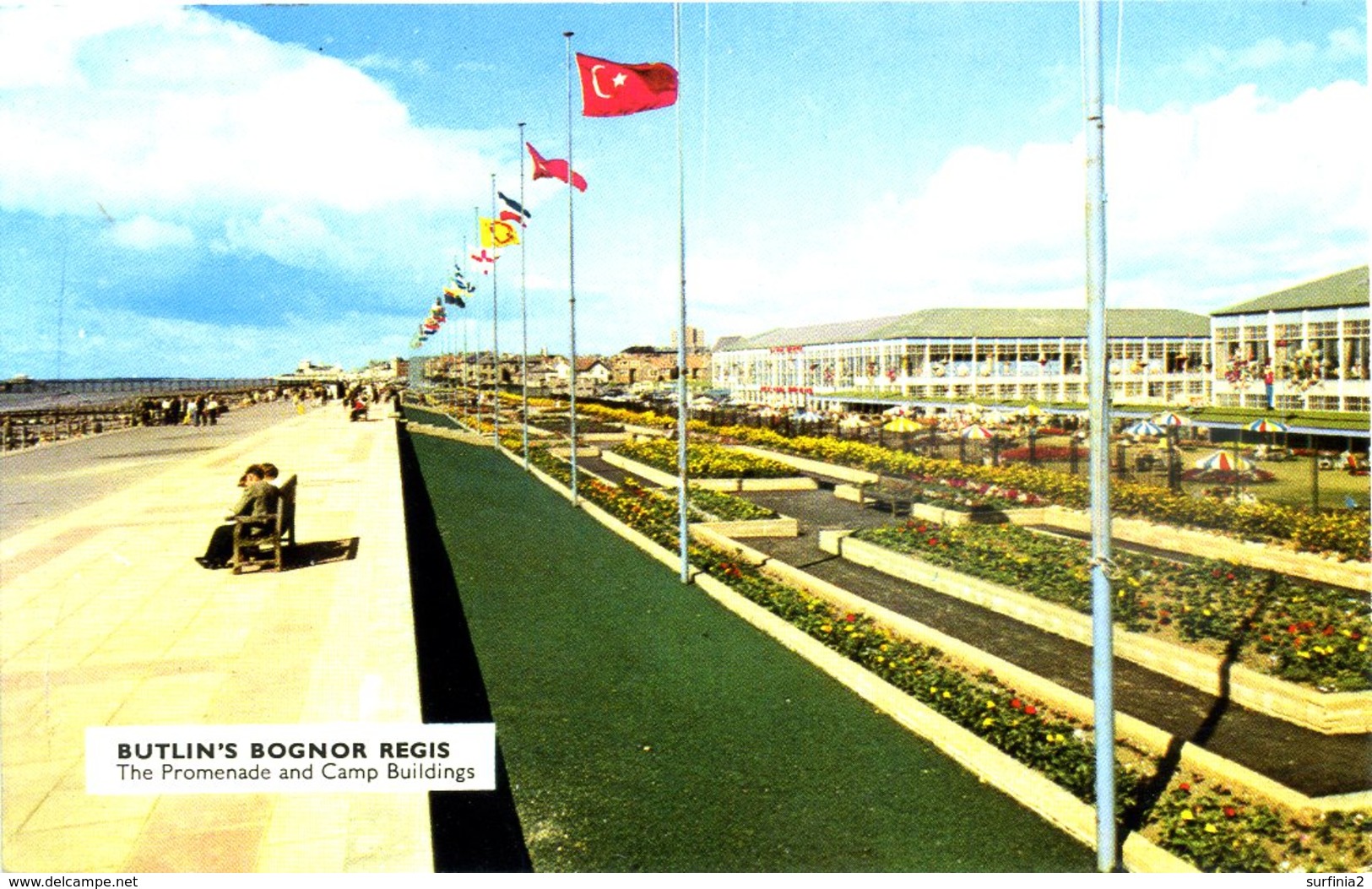 SUSSEX - BOGNOR REGIS - BUTLINS - THE PROMENADE AND CAMP BUILDINGS - Bognor Regis