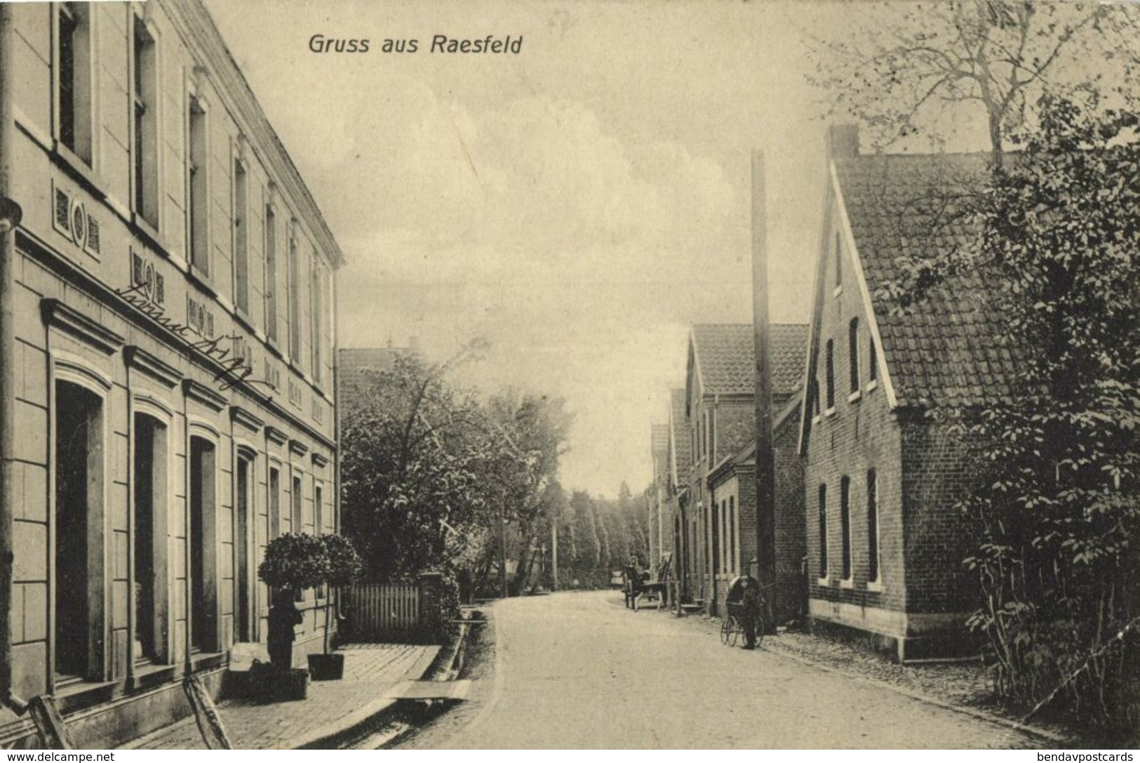 RAESFELD, Straßenszene (1909) AK - Borken