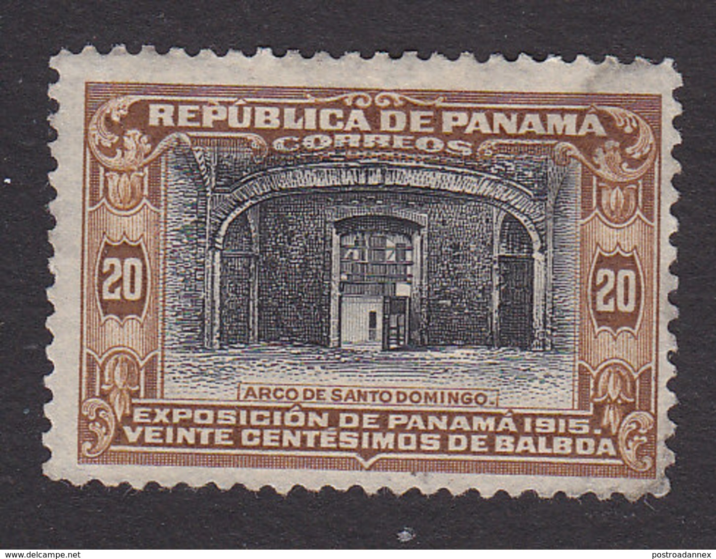 Panama, Scott #212, Used, Santo Domingo Monastery, Issued 1915 - Panama