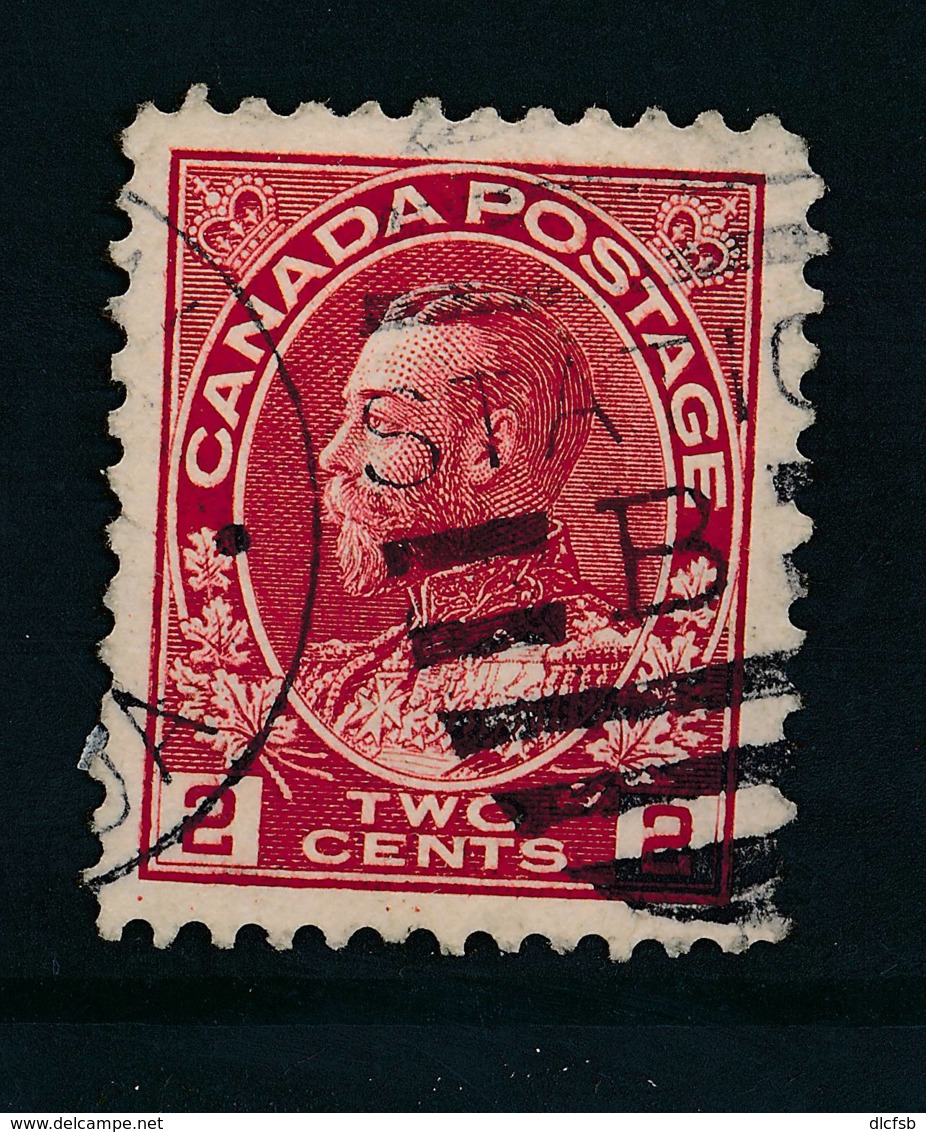 CANADA, 1912 2c With STATION B In Bars Postmark - Gebruikt