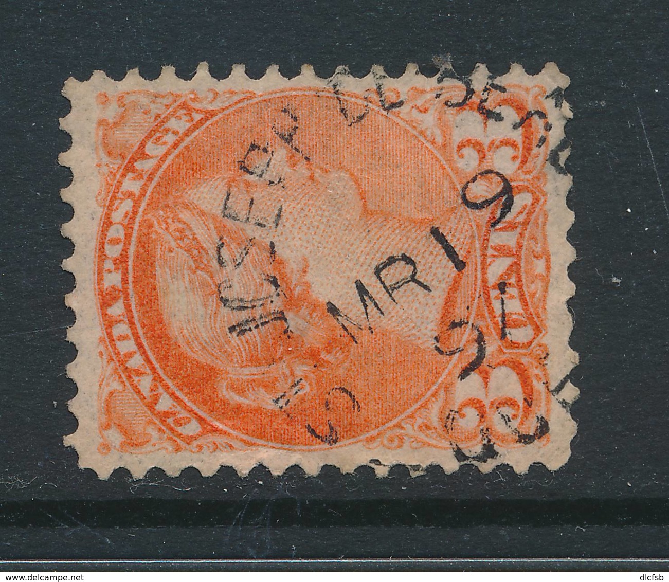 CANADA, 1889 3c (2nd Ottawaw Print) Postmark ST JOSEPH DE BEAUCE (Quebec) - Usati