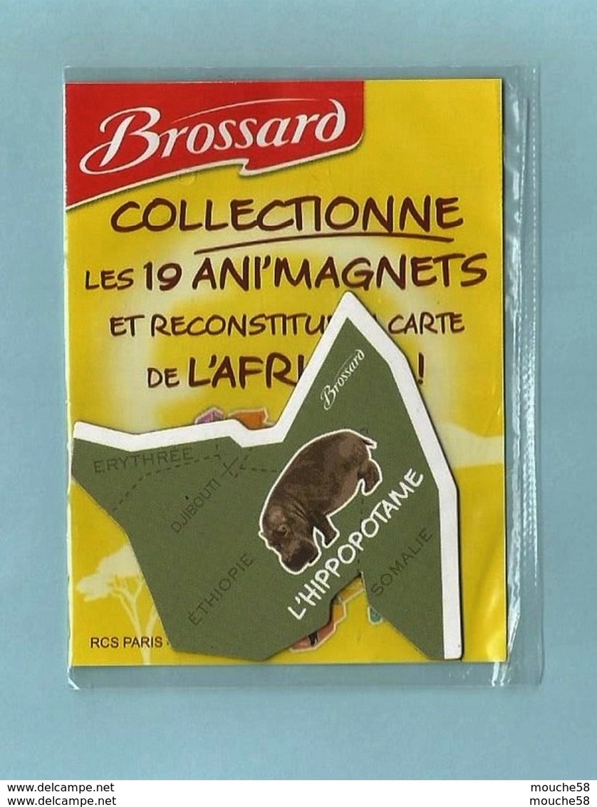 Magnet Collection Afrique  Brossard Hippopotame - Tierwelt & Fauna